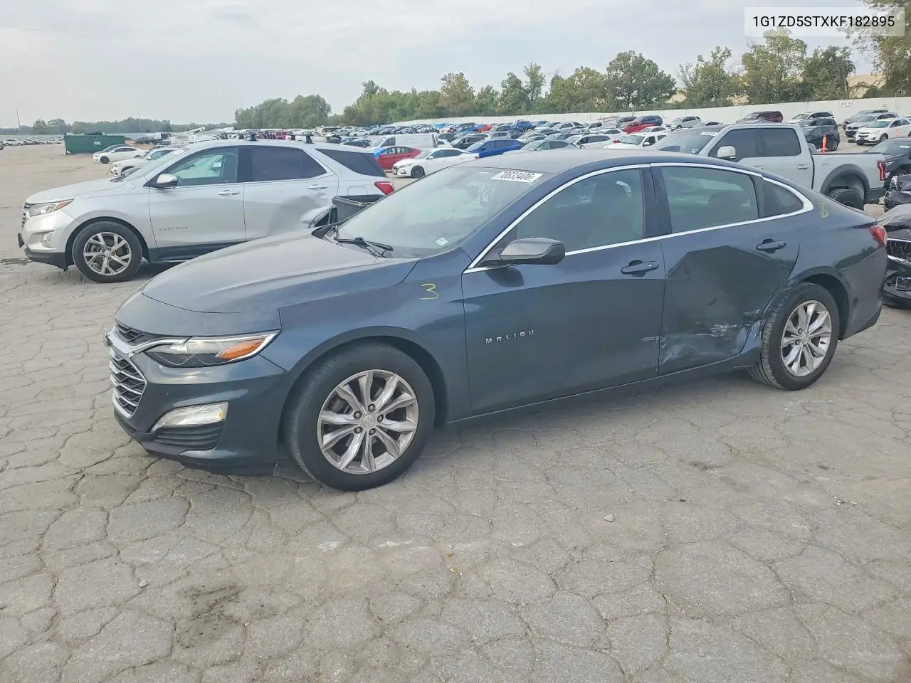 CHEVROLET MALIBU 2019, VIN 1G1ZD5STXKF182895