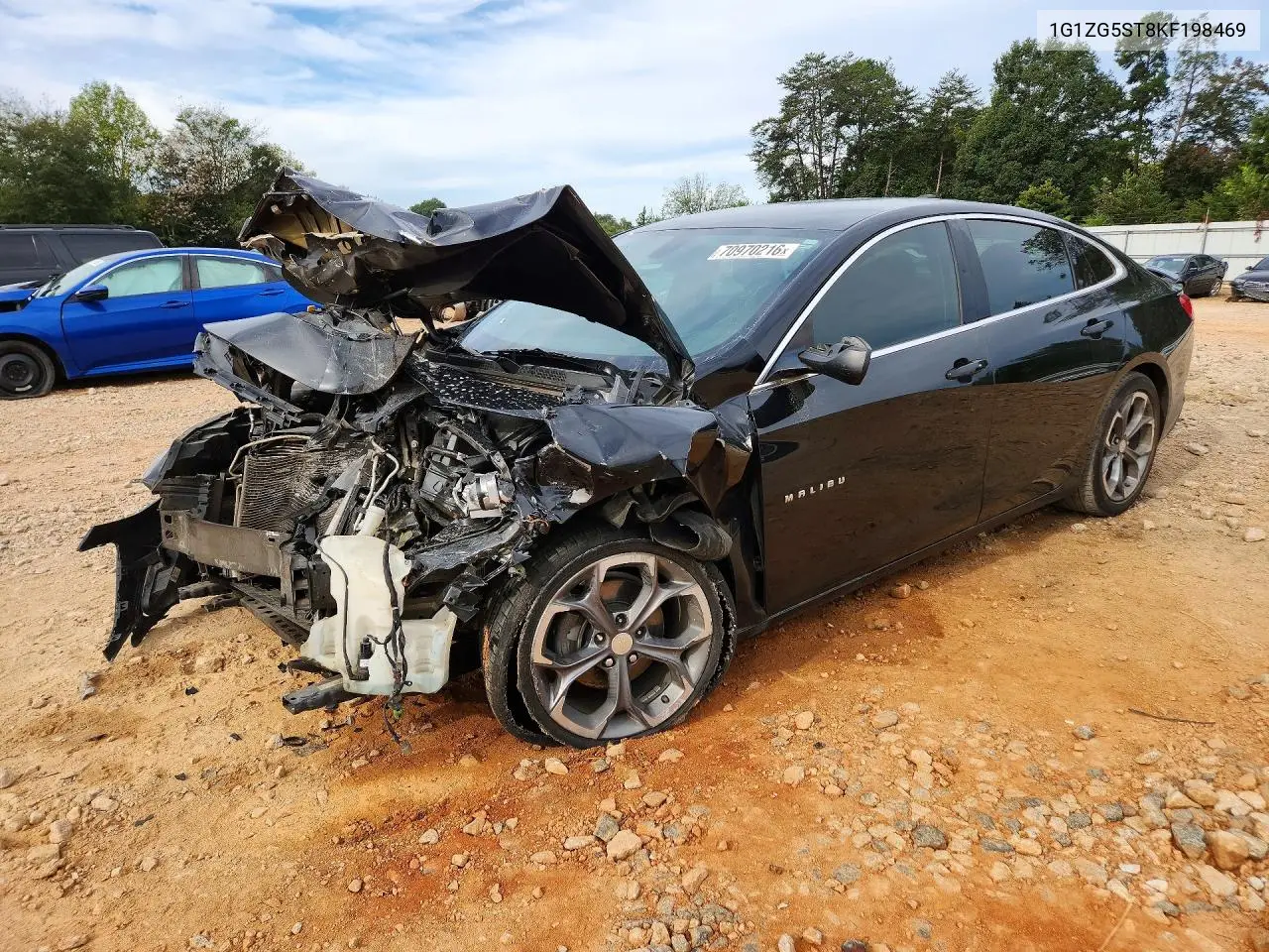CHEVROLET MALIBU 2019, VIN 1G1ZG5ST8KF198469
