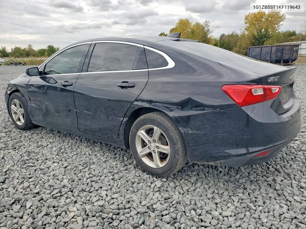 2019 CHEVROLET MALIBU VIN 1G1ZB5ST1KF119643 — фото 2