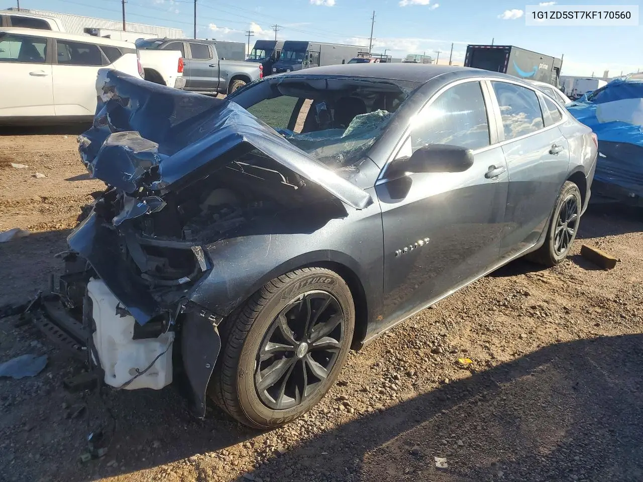 CHEVROLET MALIBU 2019, VIN 1G1ZD5ST7KF170560