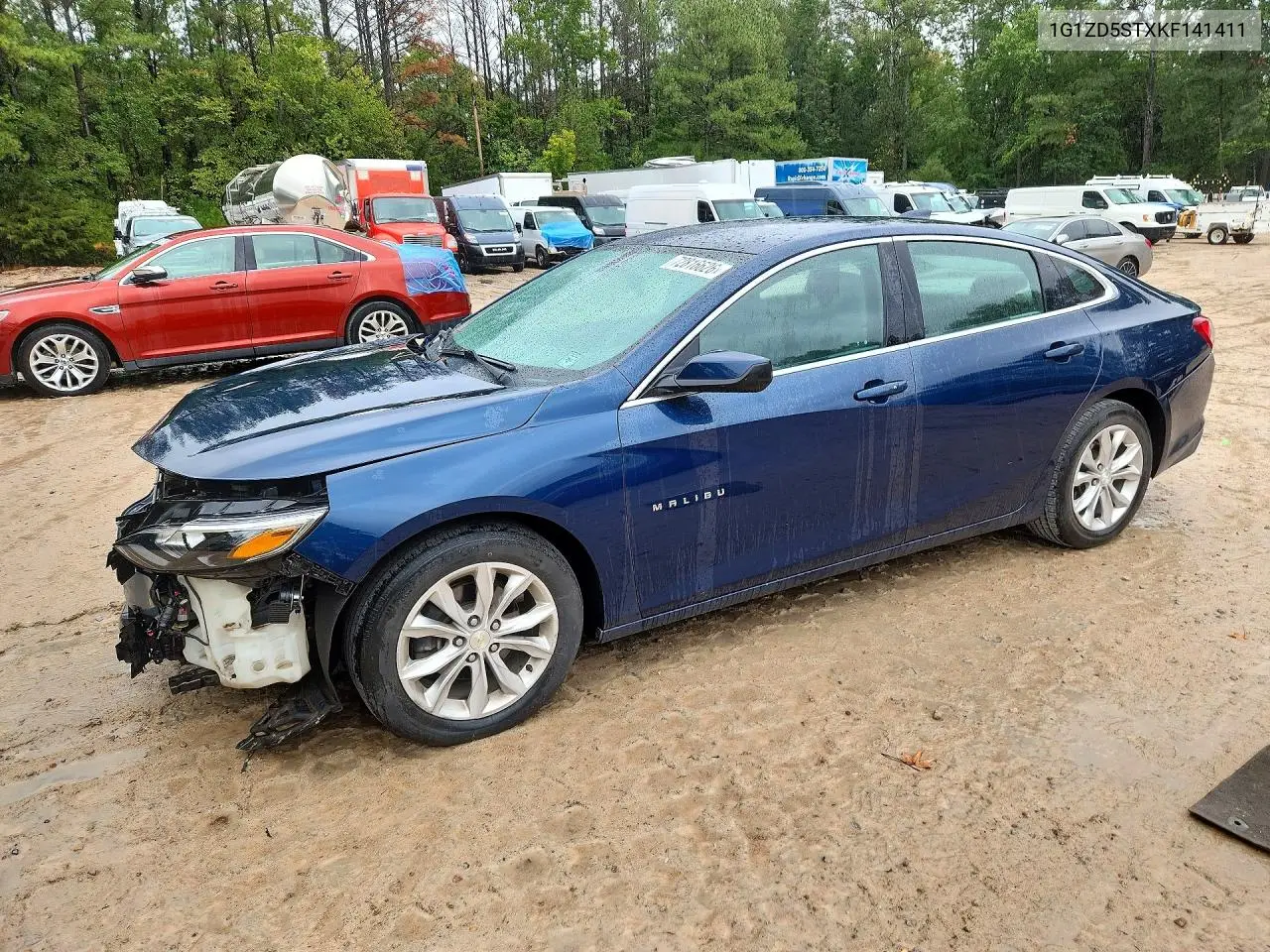 CHEVROLET MALIBU 2019, VIN 1G1ZD5STXKF141411