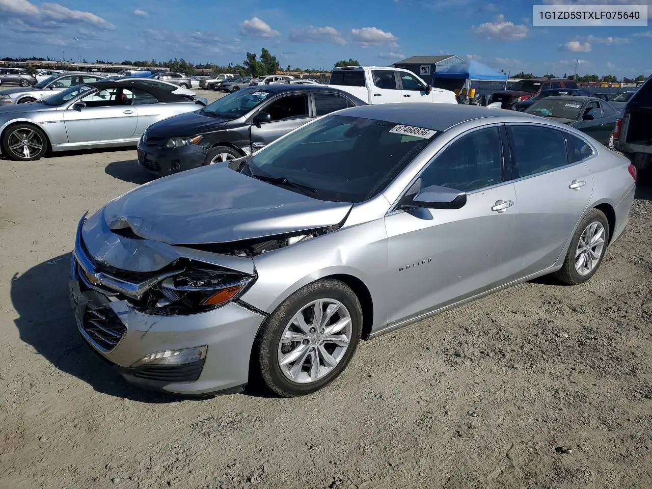 CHEVROLET MALIBU 2020, VIN 1G1ZD5STXLF075640
