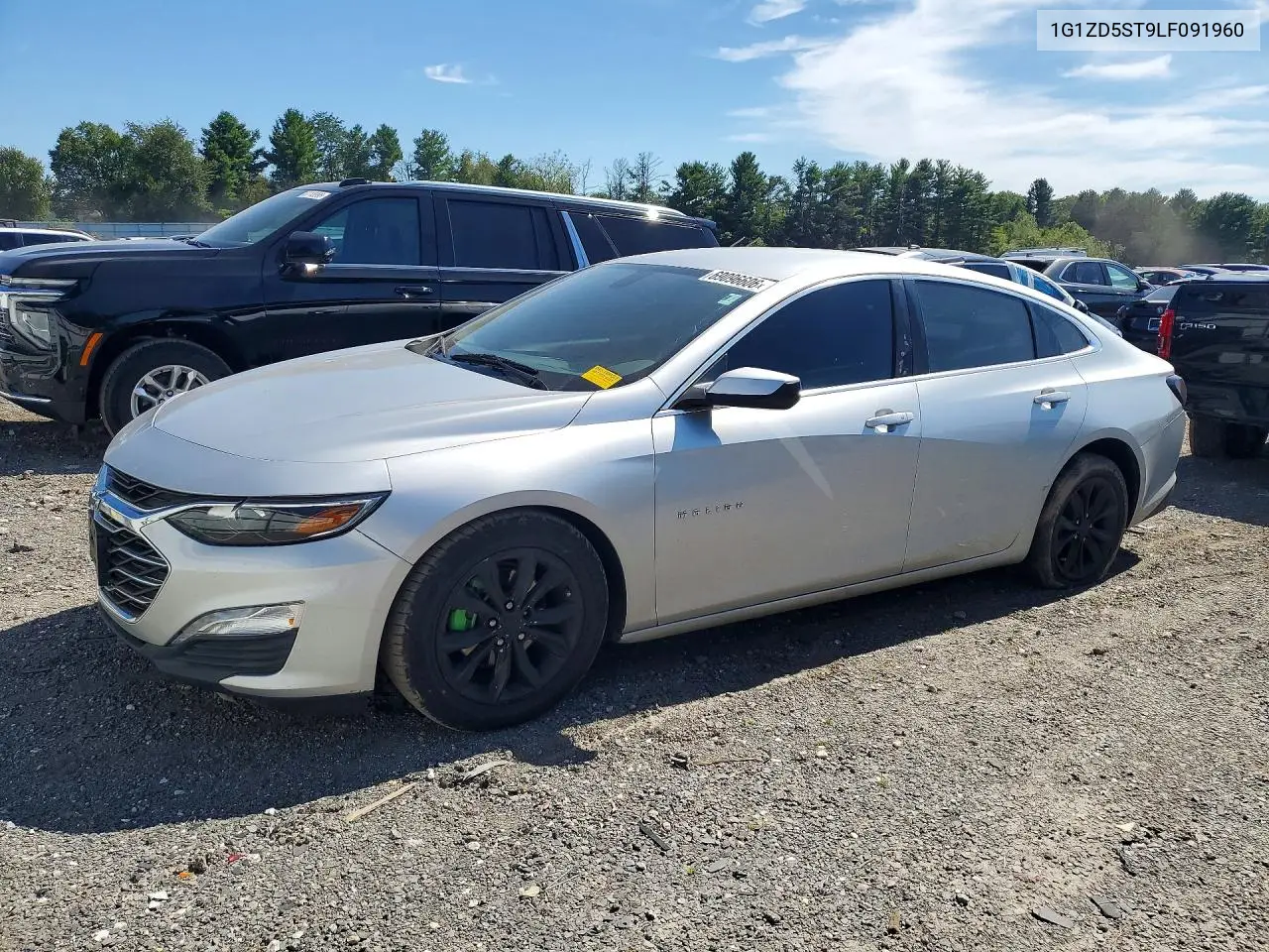 CHEVROLET MALIBU 2020, VIN 1G1ZD5ST9LF091960