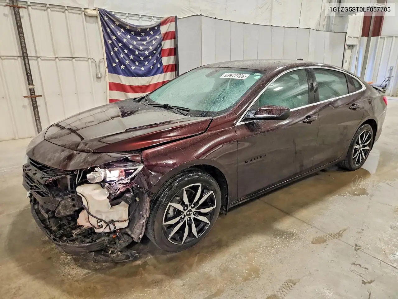 CHEVROLET MALIBU 2020, VIN 1G1ZG5ST0LF057705