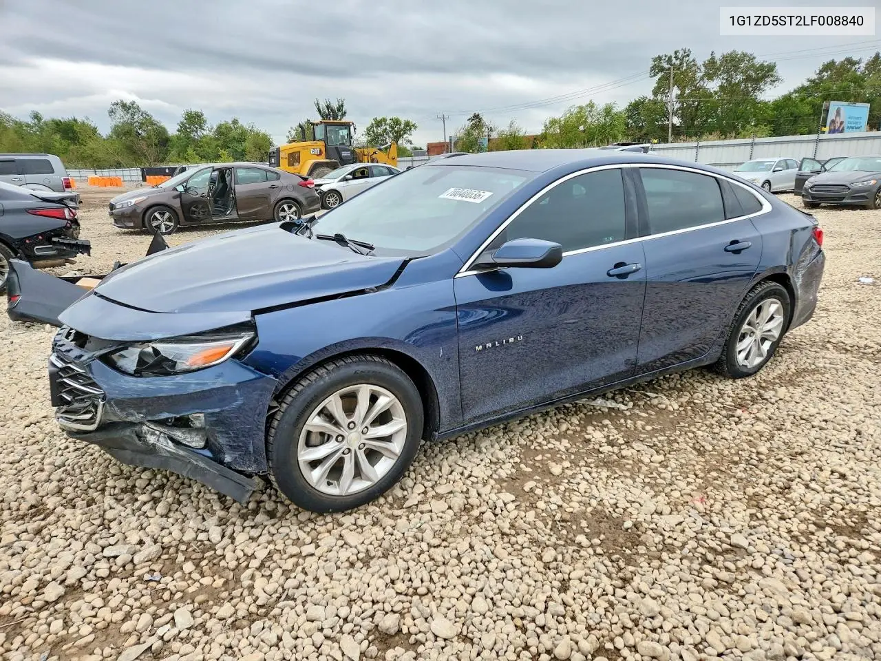 CHEVROLET MALIBU 2020, VIN 1G1ZD5ST2LF008840