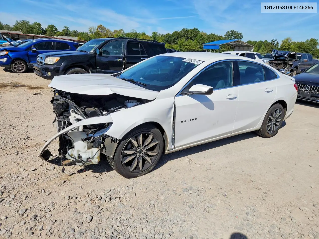 CHEVROLET MALIBU 2020, VIN 1G1ZG5ST0LF146366