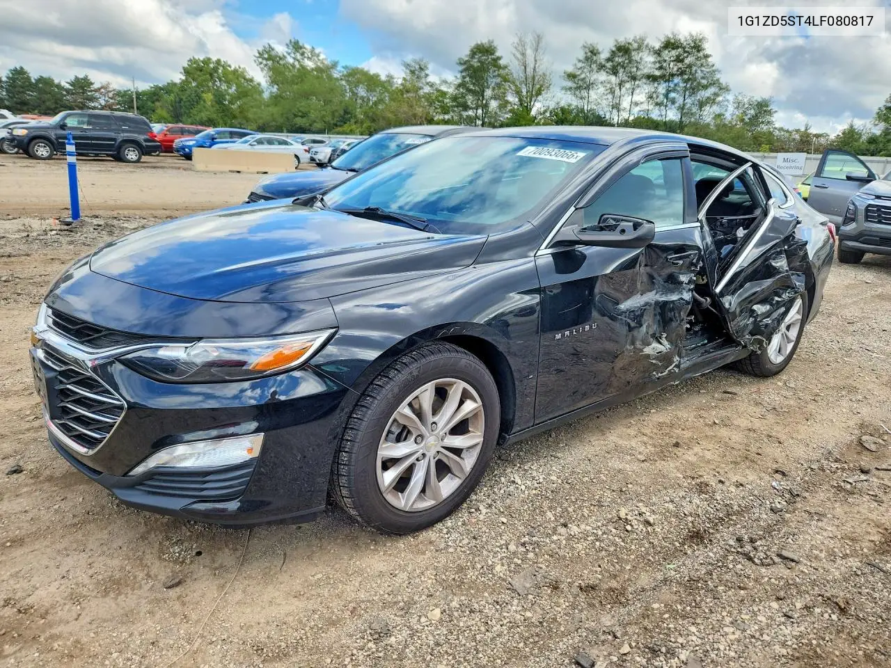 CHEVROLET MALIBU 2020, VIN 1G1ZD5ST4LF080817