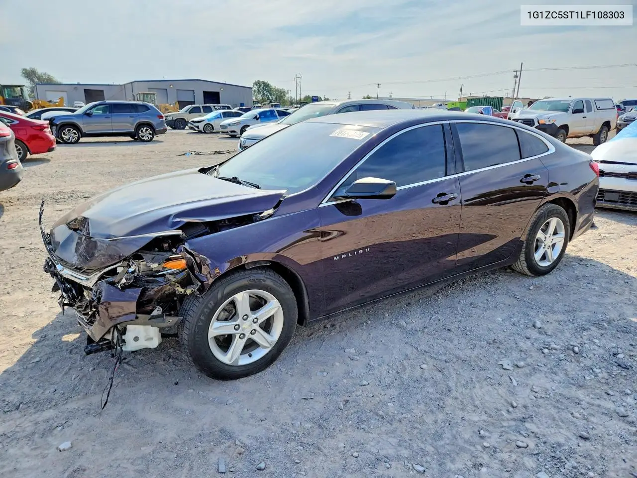CHEVROLET MALIBU 2020, VIN 1G1ZC5ST1LF108303