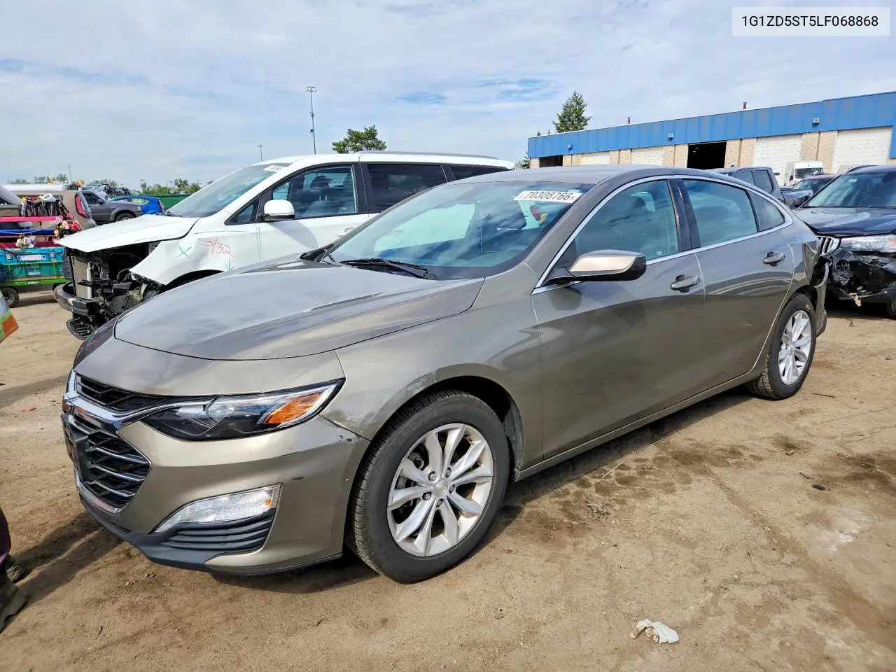 CHEVROLET MALIBU 2020, VIN 1G1ZD5ST5LF068868