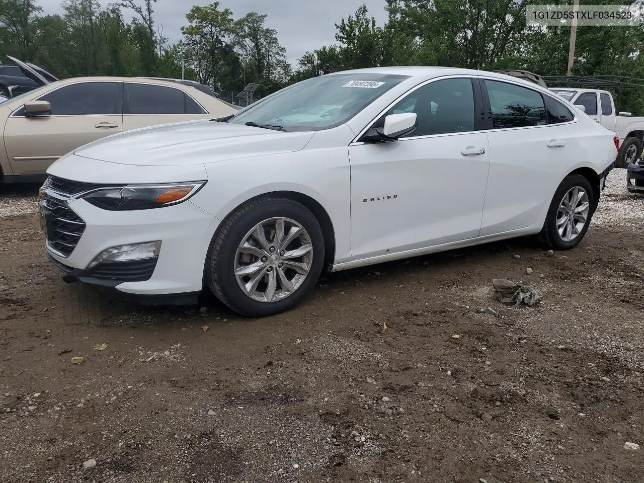 CHEVROLET MALIBU 2020, VIN 1G1ZD5STXLF034523