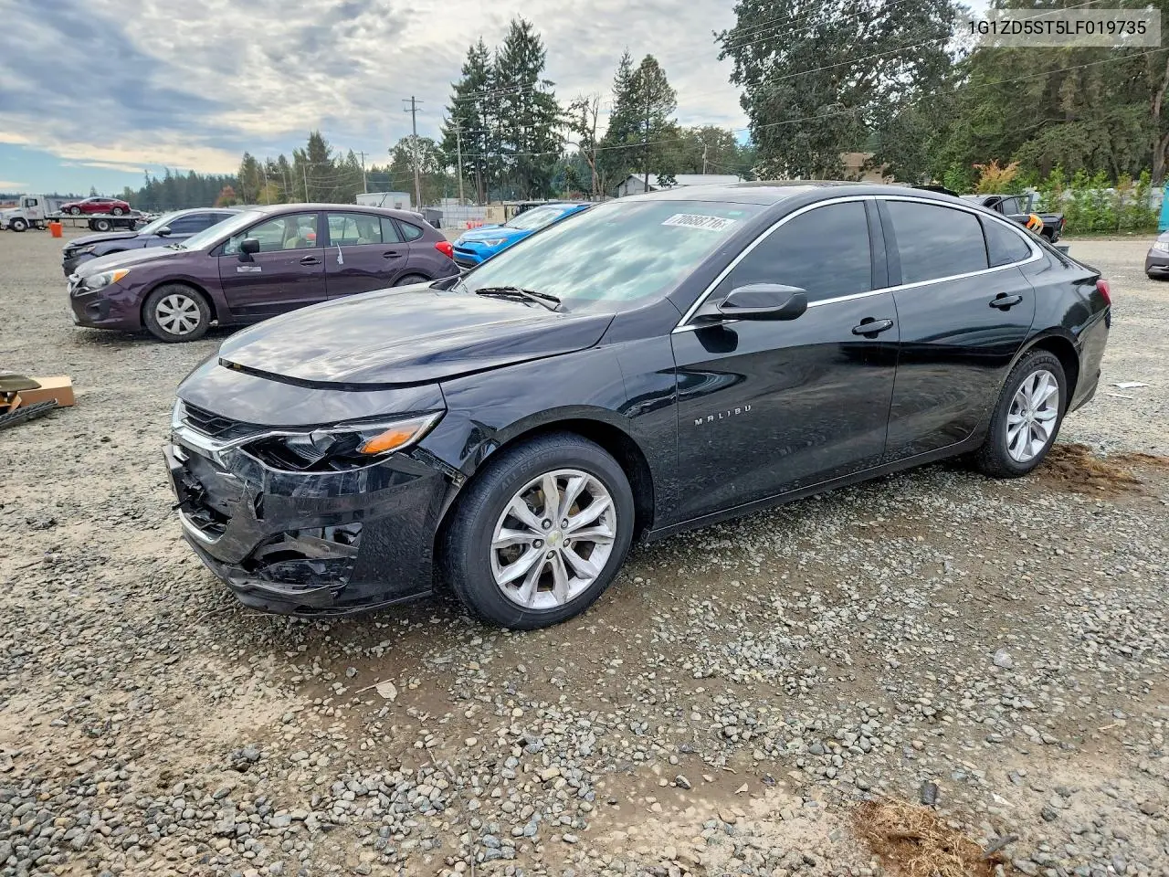 CHEVROLET MALIBU 2020, VIN 1G1ZD5ST5LF019735