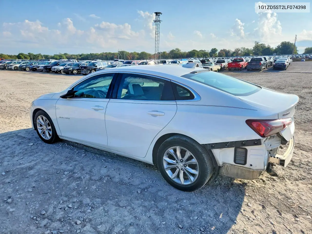 2020 CHEVROLET MALIBU VIN 1G1ZD5ST2LF074398 — фото 2