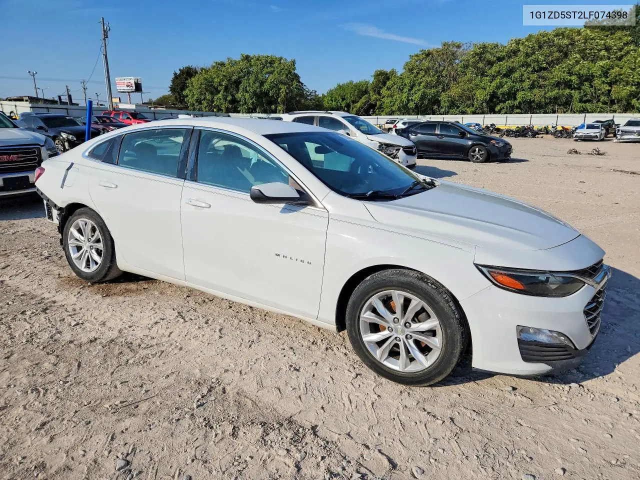 2020 CHEVROLET MALIBU VIN 1G1ZD5ST2LF074398 — фото 4