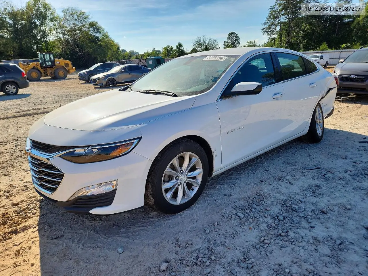CHEVROLET MALIBU 2020, VIN 1G1ZD5ST1LF087207