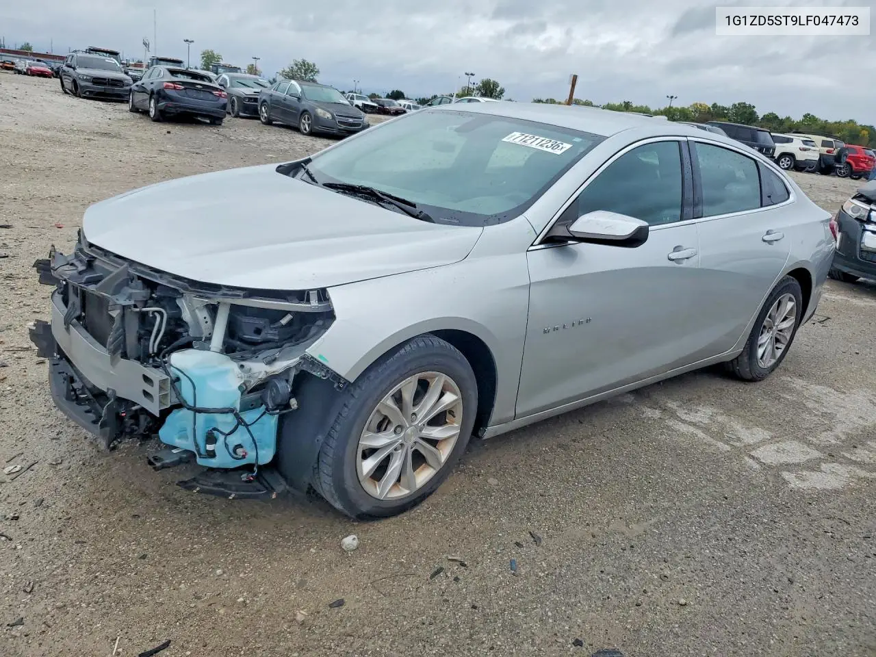 CHEVROLET MALIBU 2020, VIN 1G1ZD5ST9LF047473
