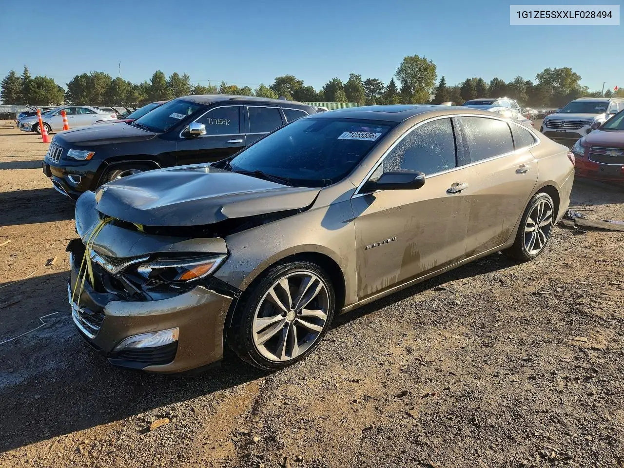 CHEVROLET MALIBU 2020, VIN 1G1ZE5SXXLF028494