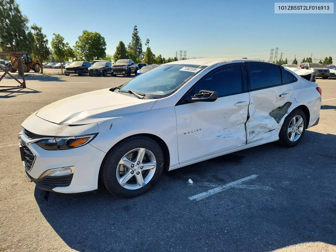 CHEVROLET MALIBU 2020, VIN 1G1ZB5ST2LF016913
