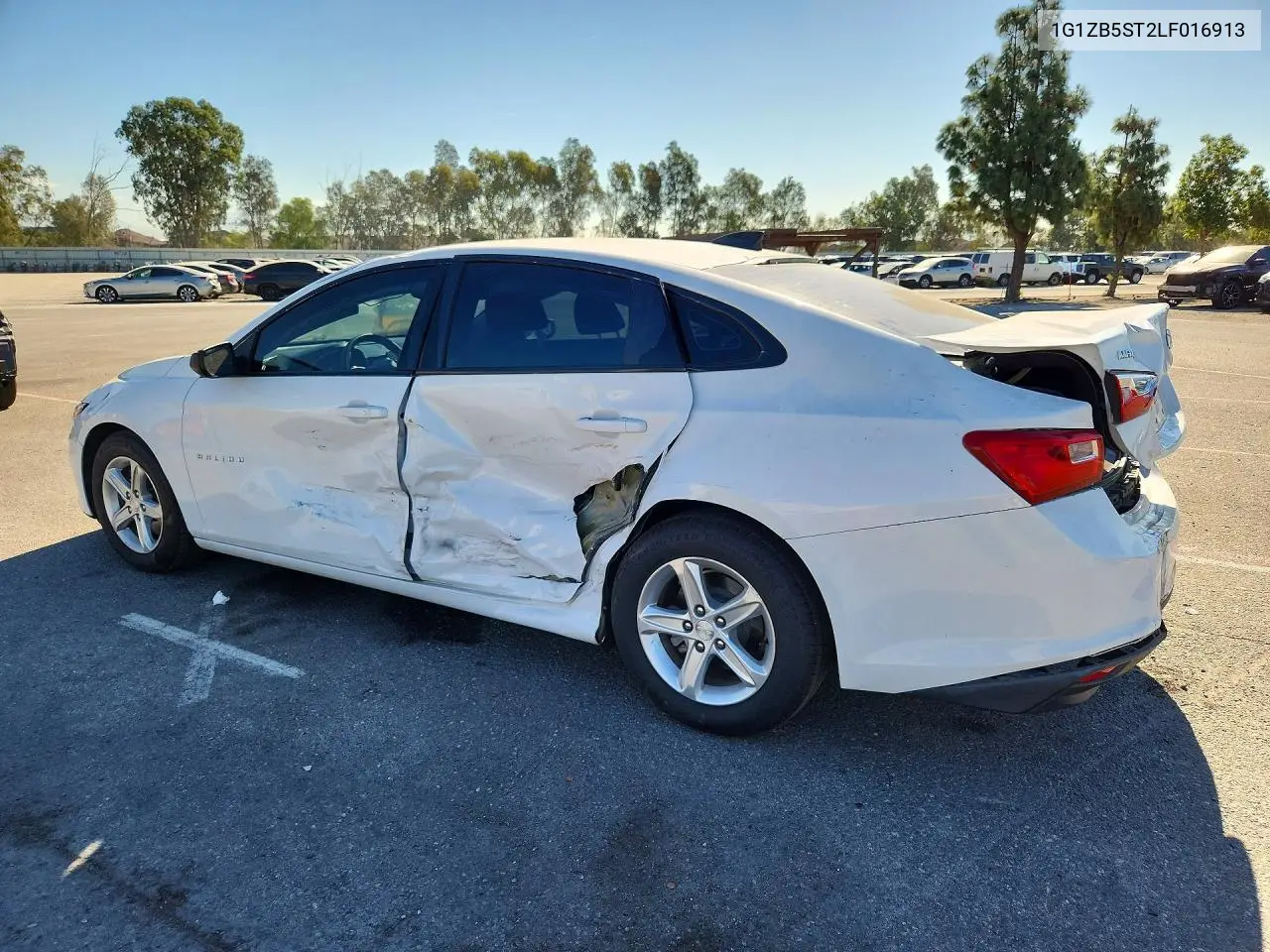 2020 CHEVROLET MALIBU VIN 1G1ZB5ST2LF016913 — фото 2