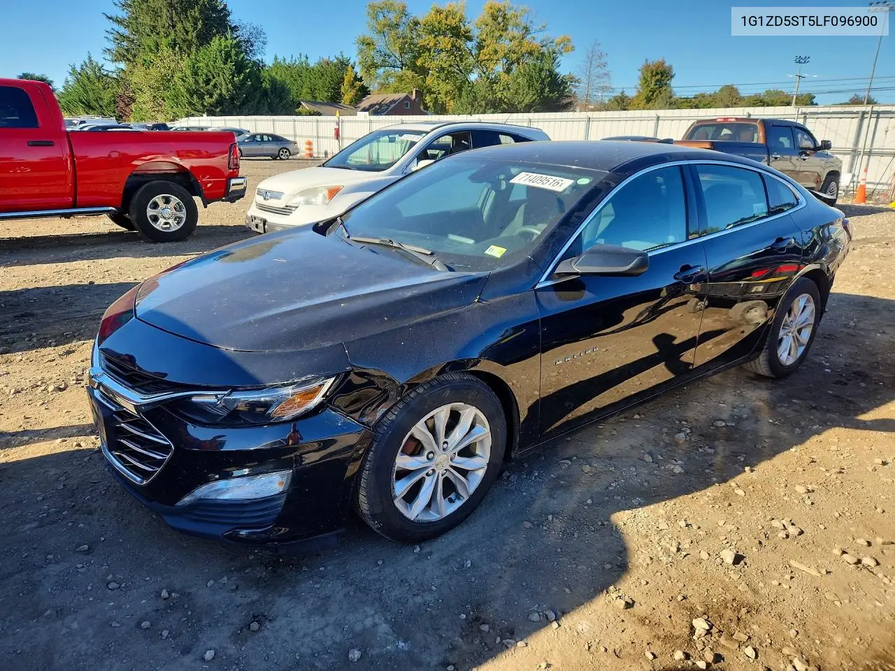 CHEVROLET MALIBU 2020, VIN 1G1ZD5ST5LF096900