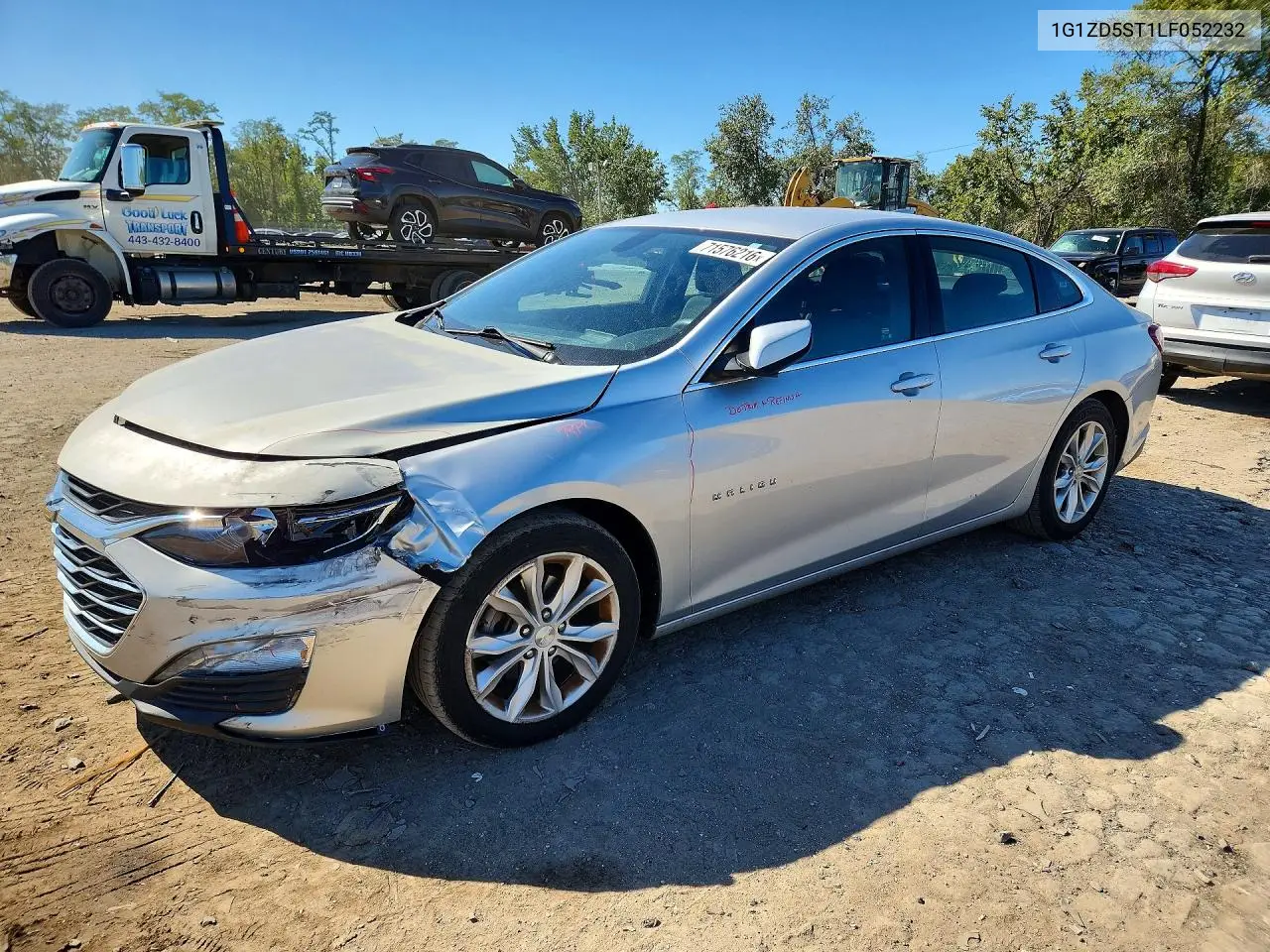CHEVROLET MALIBU 2020, VIN 1G1ZD5ST1LF052232