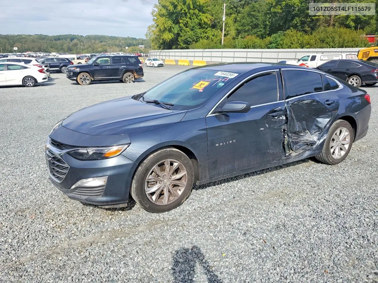 CHEVROLET MALIBU 2020, VIN 1G1ZD5ST4LF115579