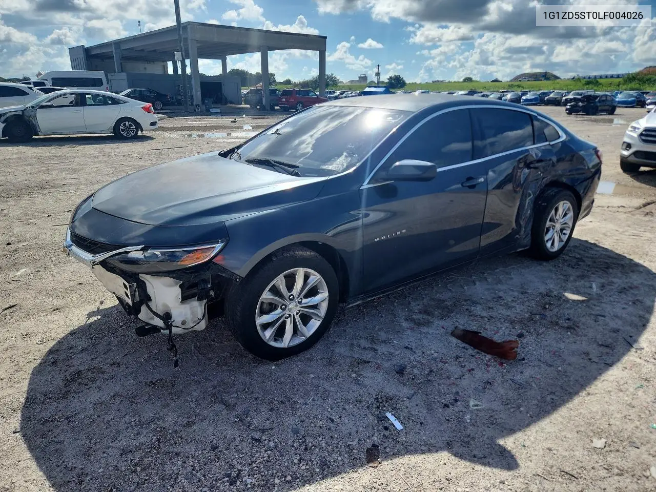 CHEVROLET MALIBU 2020, VIN 1G1ZD5ST0LF004026
