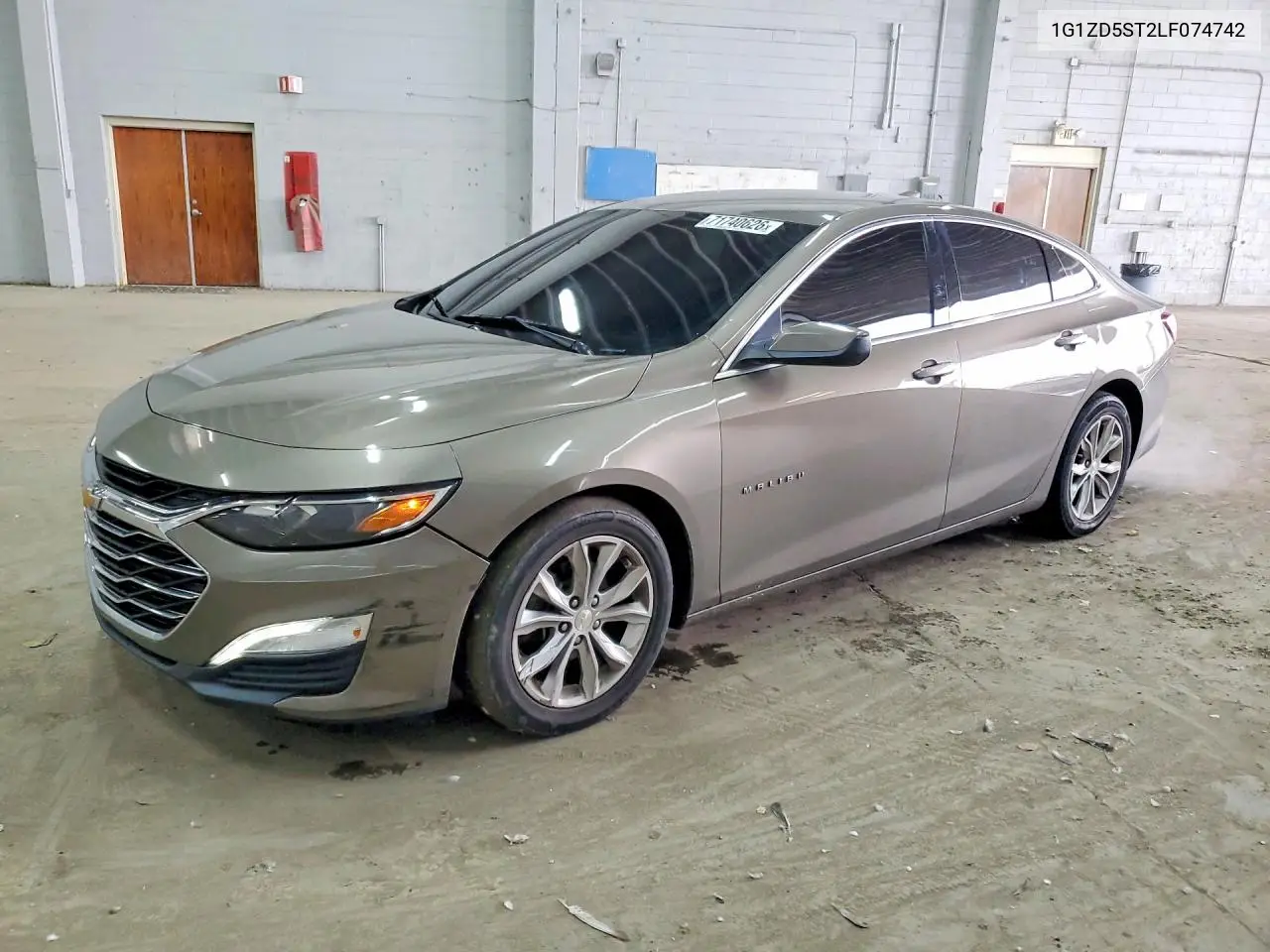 CHEVROLET MALIBU 2020, VIN 1G1ZD5ST2LF074742