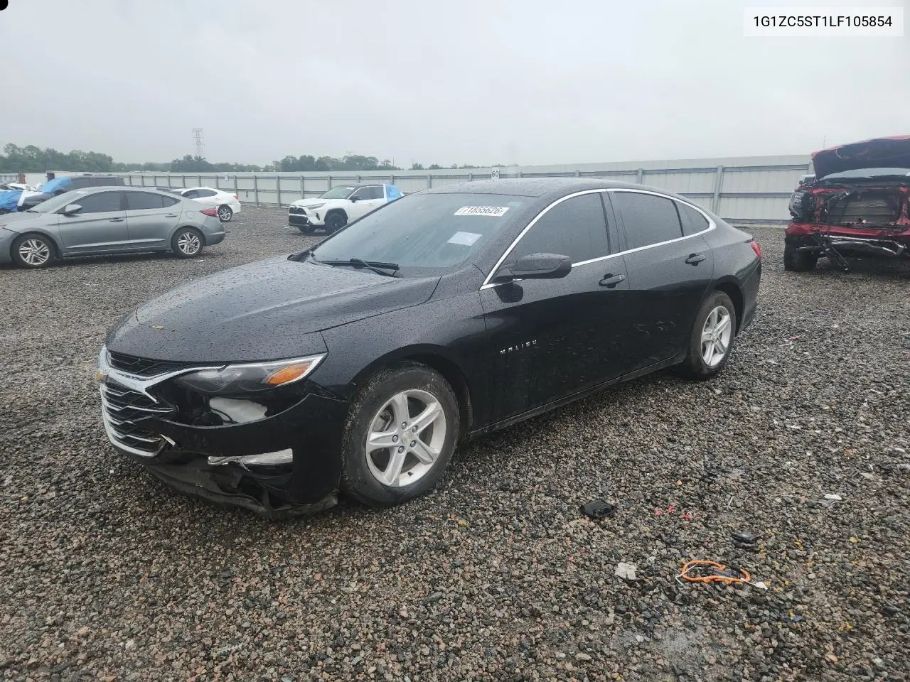 CHEVROLET MALIBU 2020, VIN 1G1ZC5ST1LF105854