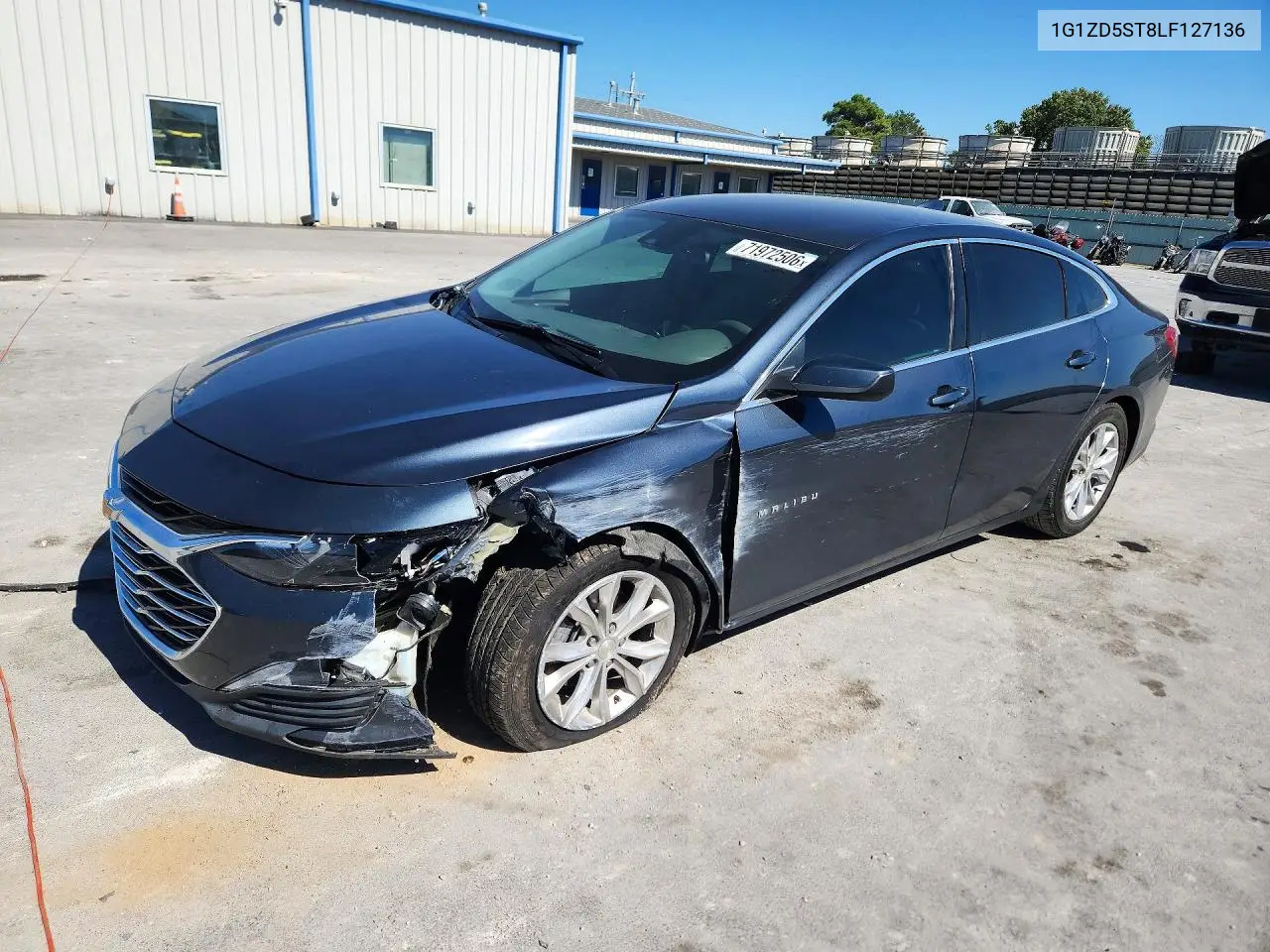CHEVROLET MALIBU 2020, VIN 1G1ZD5ST8LF127136