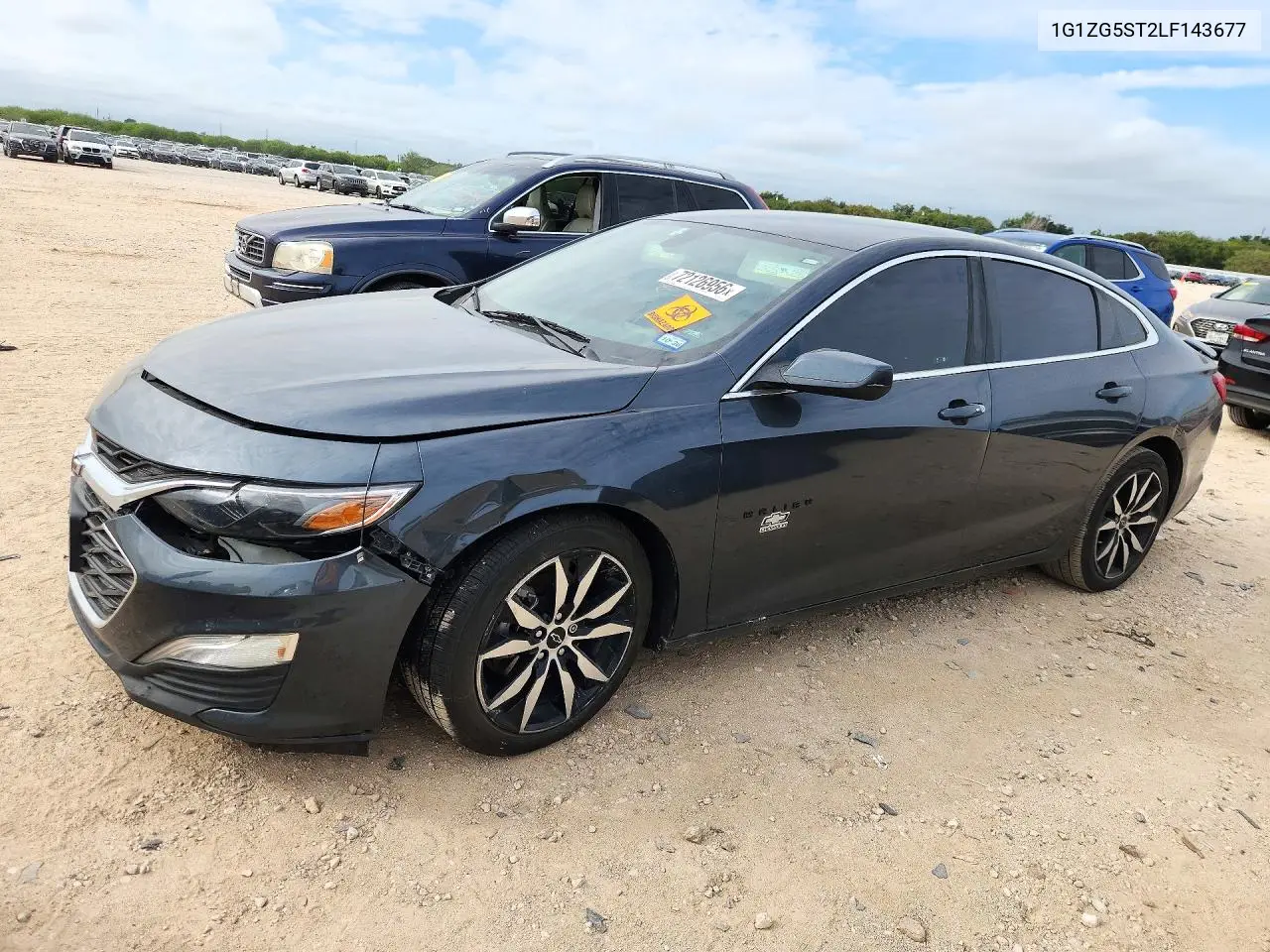 CHEVROLET MALIBU 2020, VIN 1G1ZG5ST2LF143677