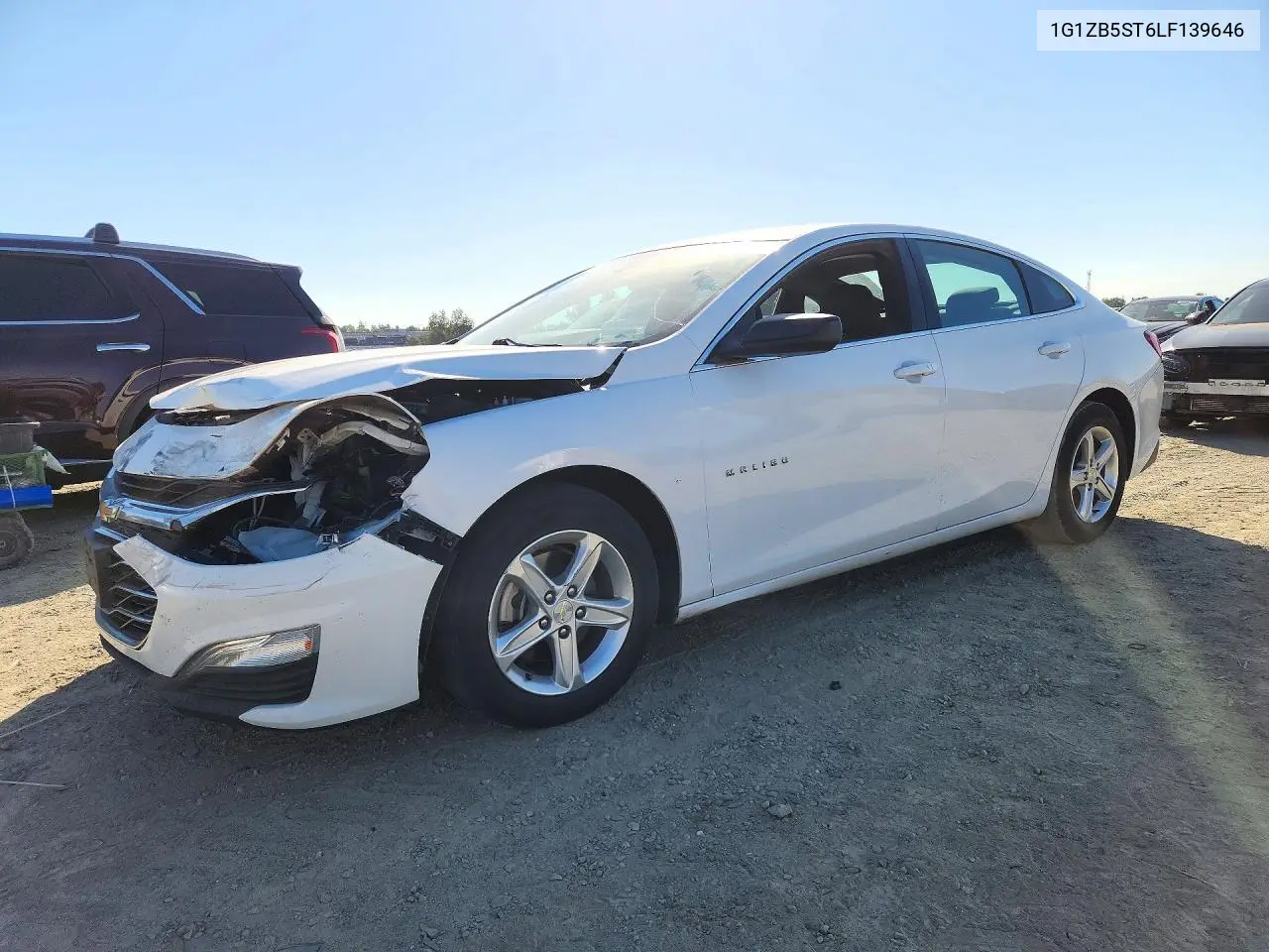 CHEVROLET MALIBU 2020, VIN 1G1ZB5ST6LF139646