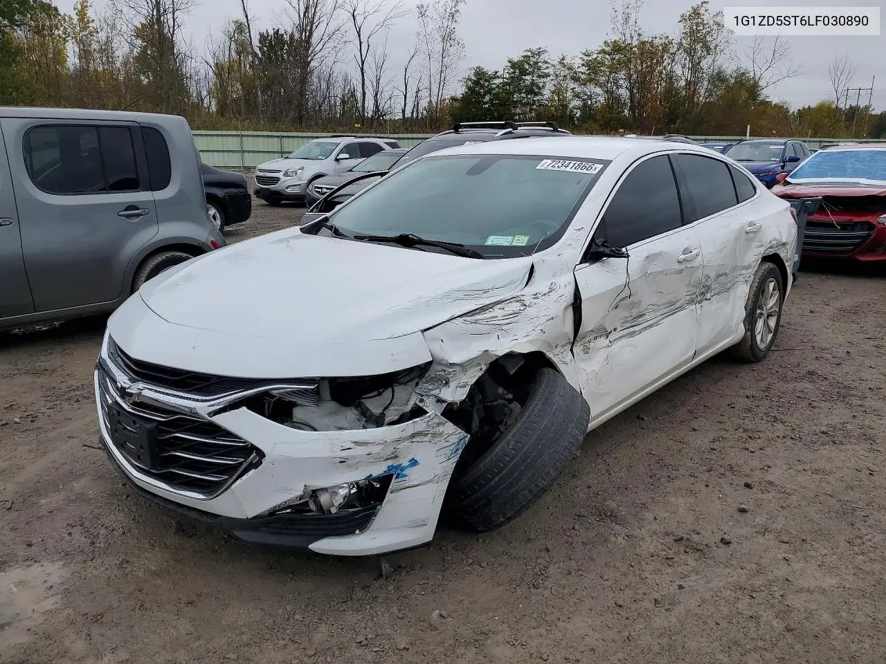 CHEVROLET MALIBU 2020, VIN 1G1ZD5ST6LF030890