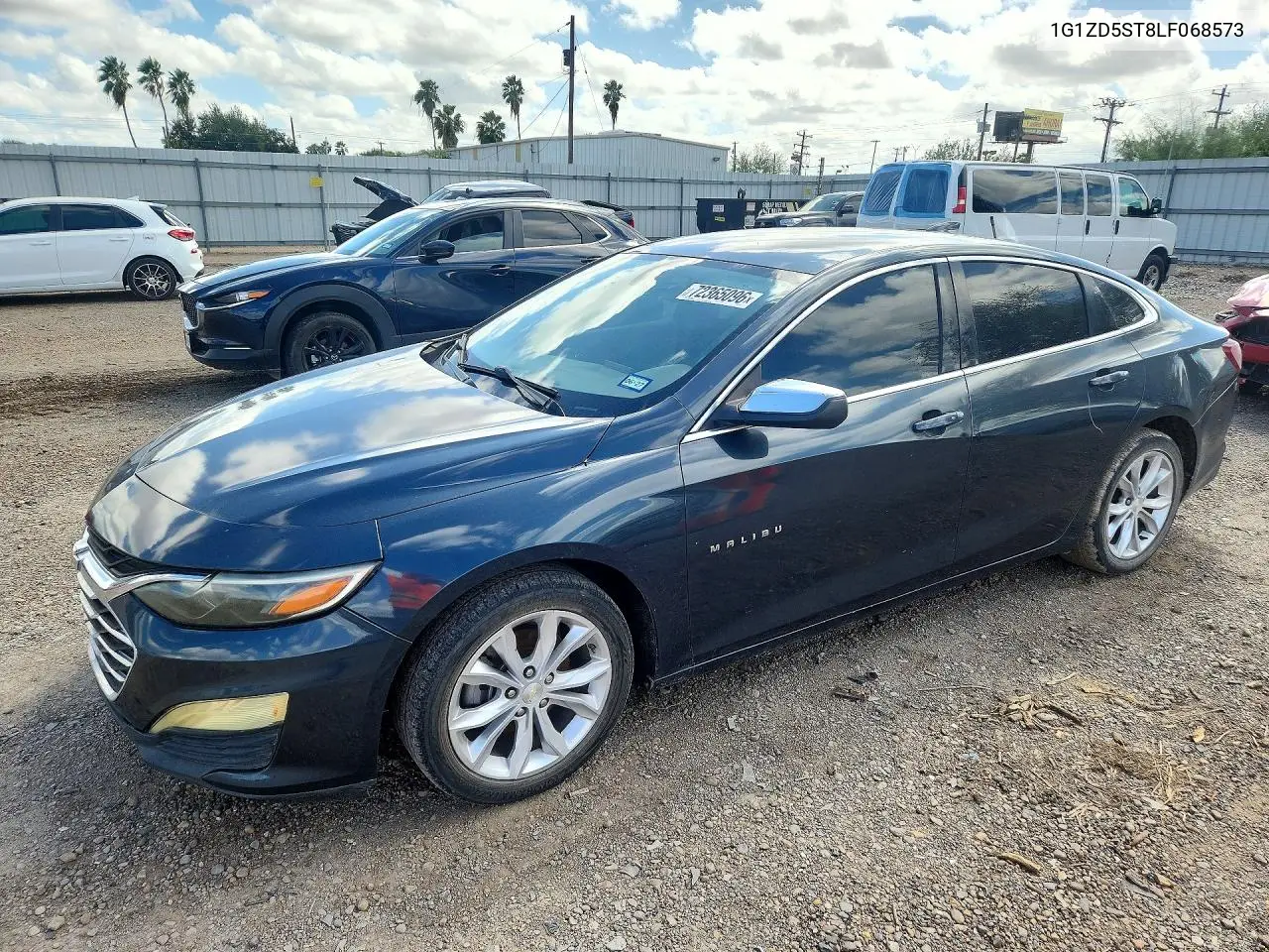 CHEVROLET MALIBU 2020, VIN 1G1ZD5ST8LF068573