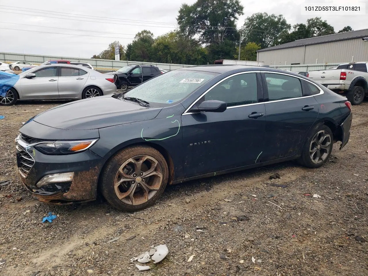 CHEVROLET MALIBU 2020, VIN 1G1ZD5ST3LF101821