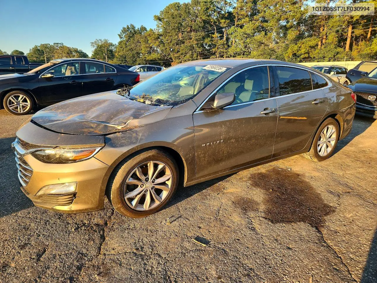 CHEVROLET MALIBU 2020, VIN 1G1ZD5ST7LF030994