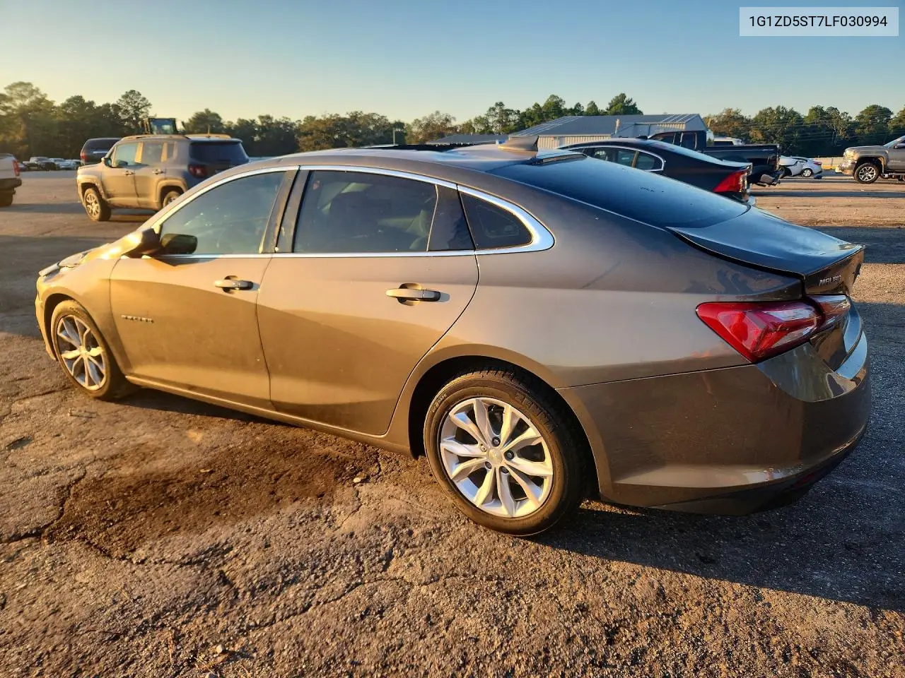 2020 CHEVROLET MALIBU VIN 1G1ZD5ST7LF030994 — фото 2