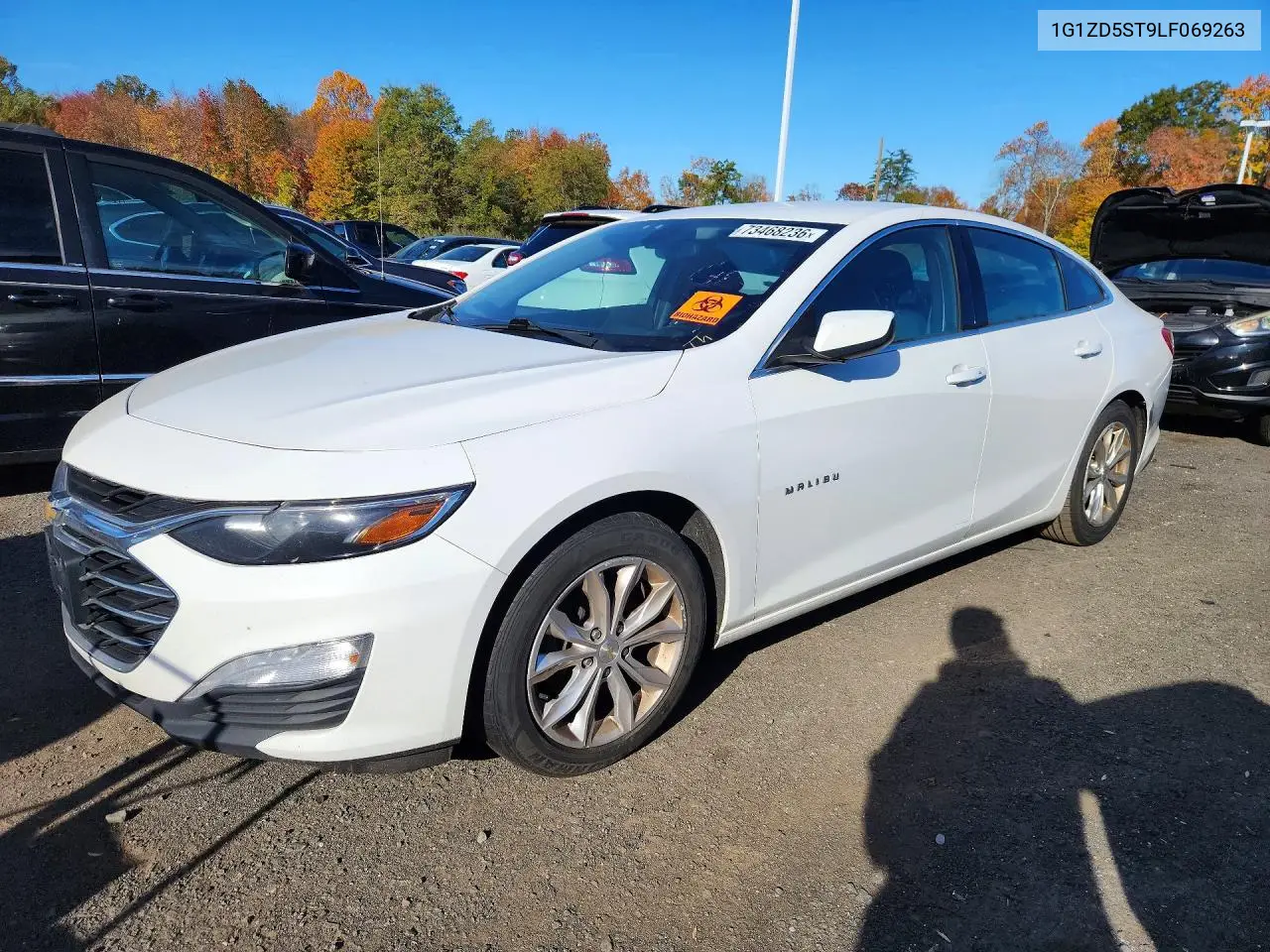 CHEVROLET MALIBU 2020, VIN 1G1ZD5ST9LF069263