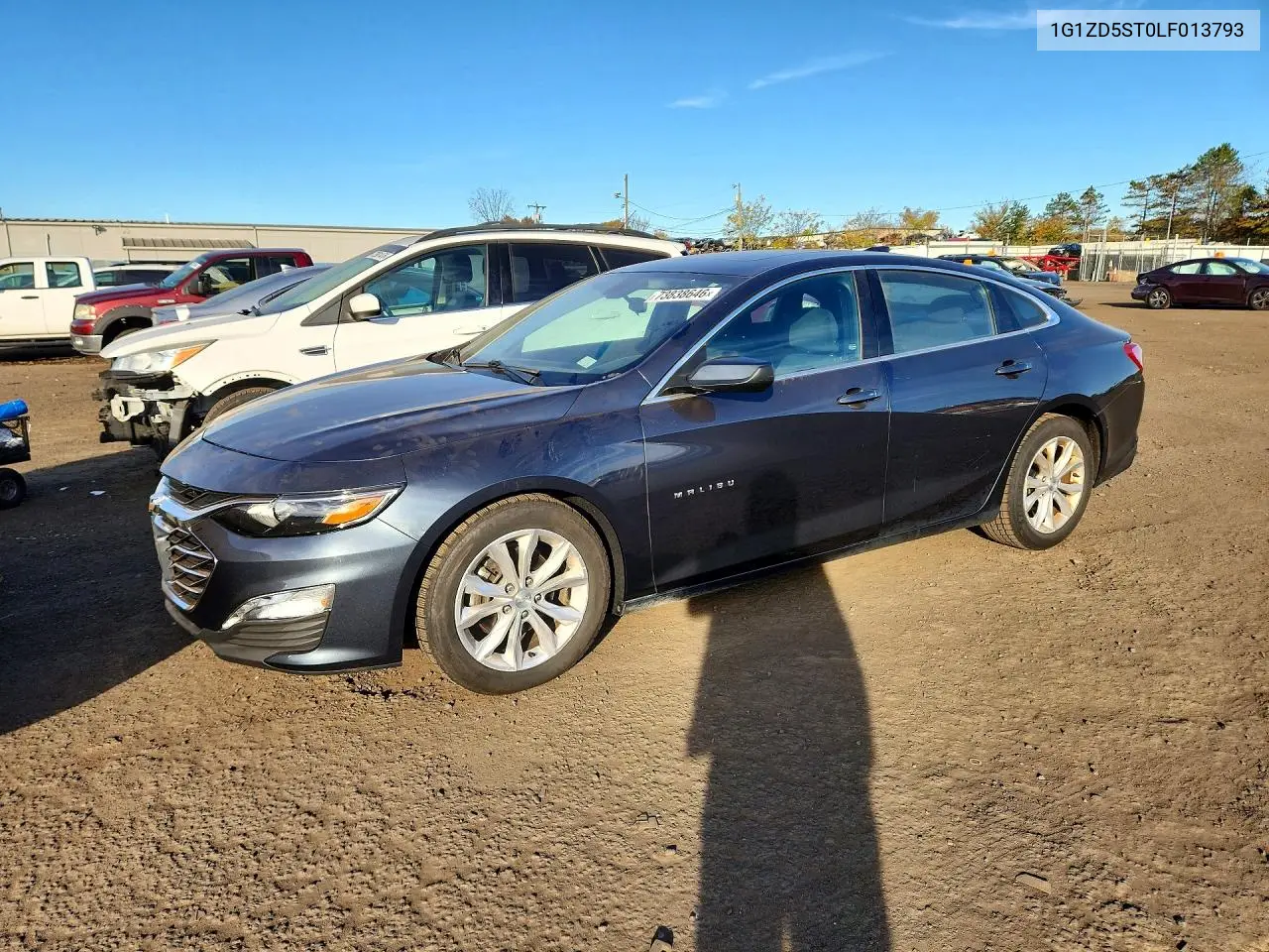 CHEVROLET MALIBU 2020, VIN 1G1ZD5ST0LF013793