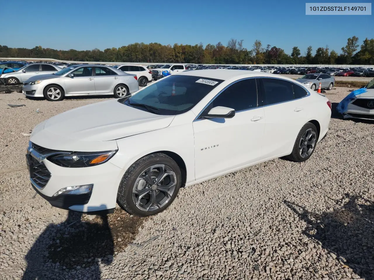 CHEVROLET MALIBU 2020, VIN 1G1ZD5ST2LF149701