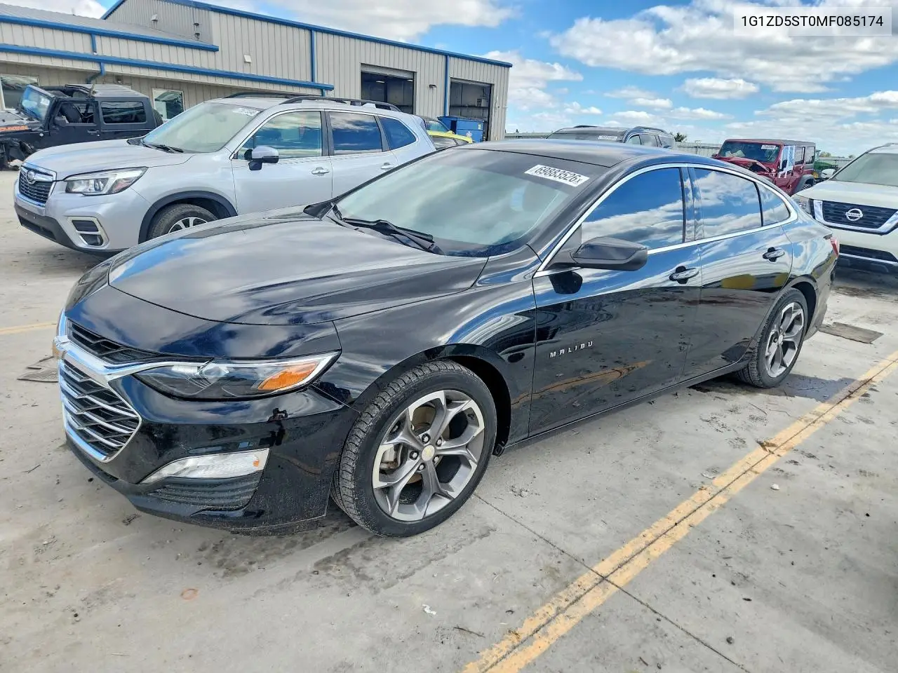 CHEVROLET MALIBU 2021, VIN 1G1ZD5ST0MF085174