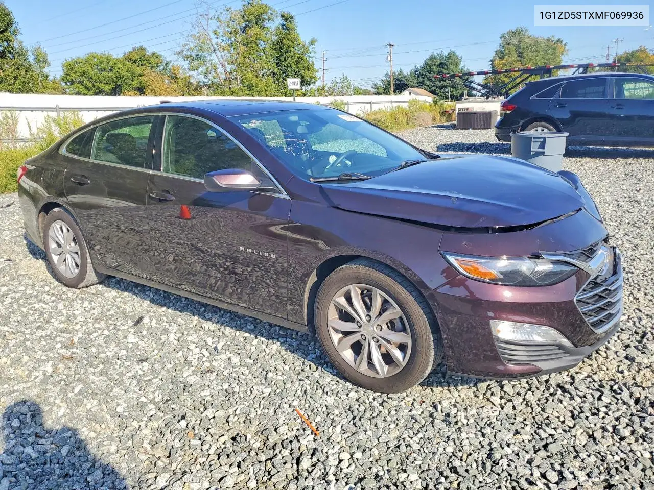2021 CHEVROLET MALIBU VIN 1G1ZD5STXMF069936 — фото 4