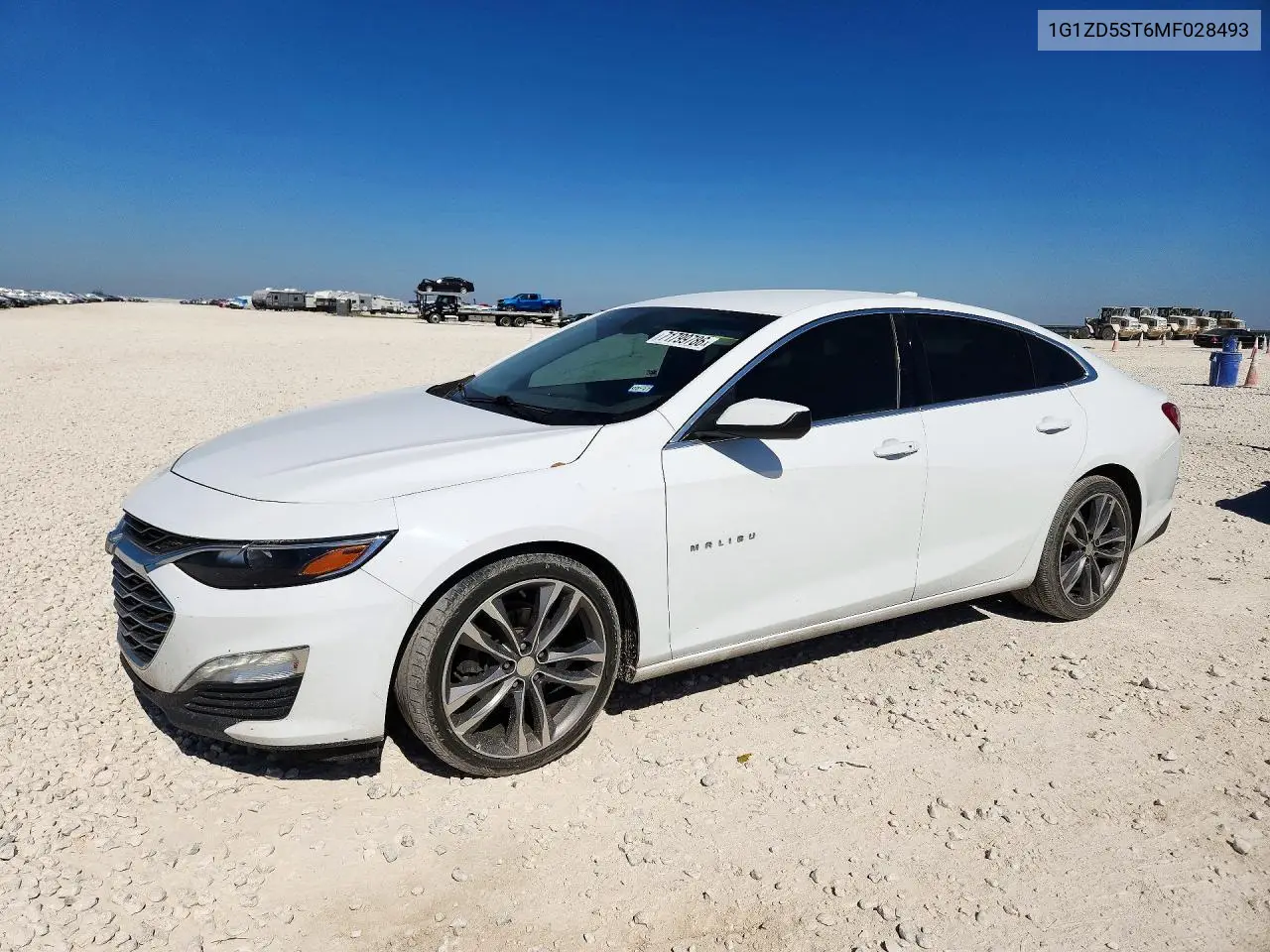 CHEVROLET MALIBU 2021, VIN 1G1ZD5ST6MF028493