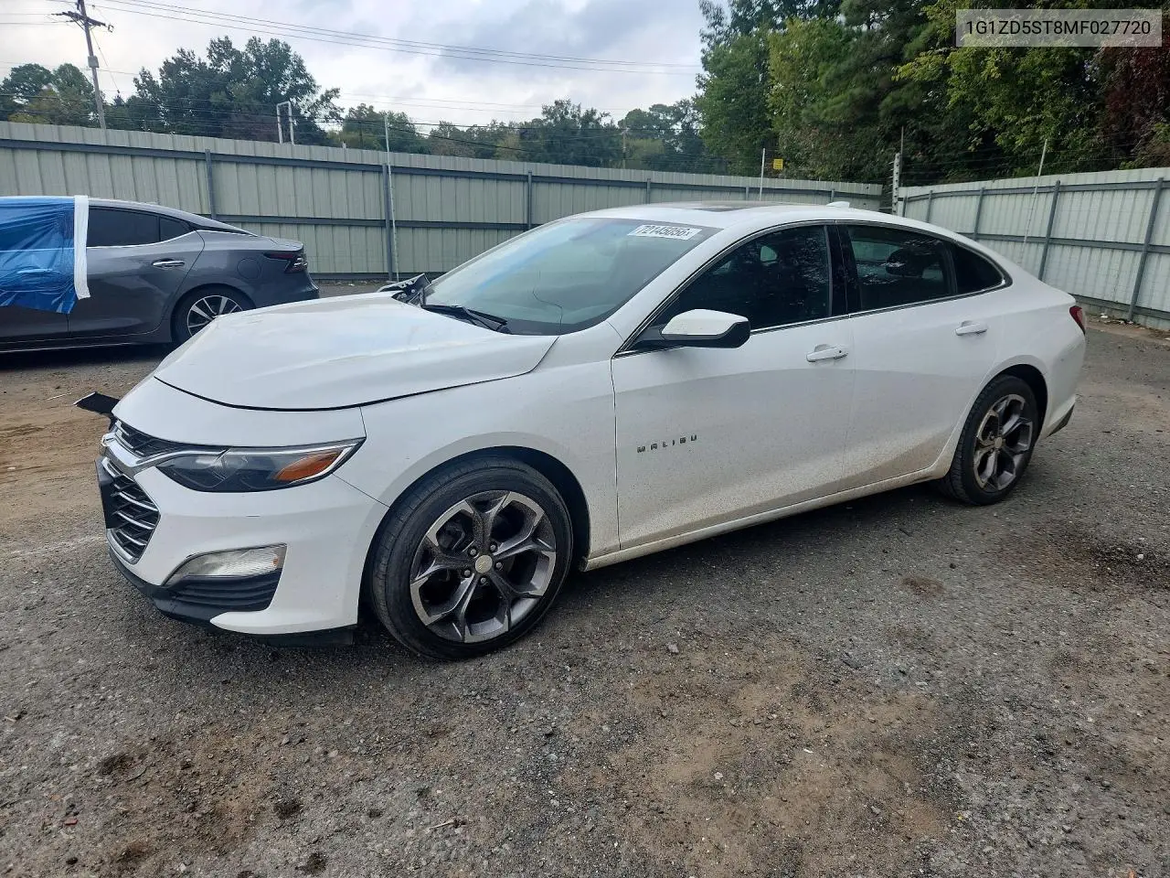 CHEVROLET MALIBU 2021, VIN 1G1ZD5ST8MF027720