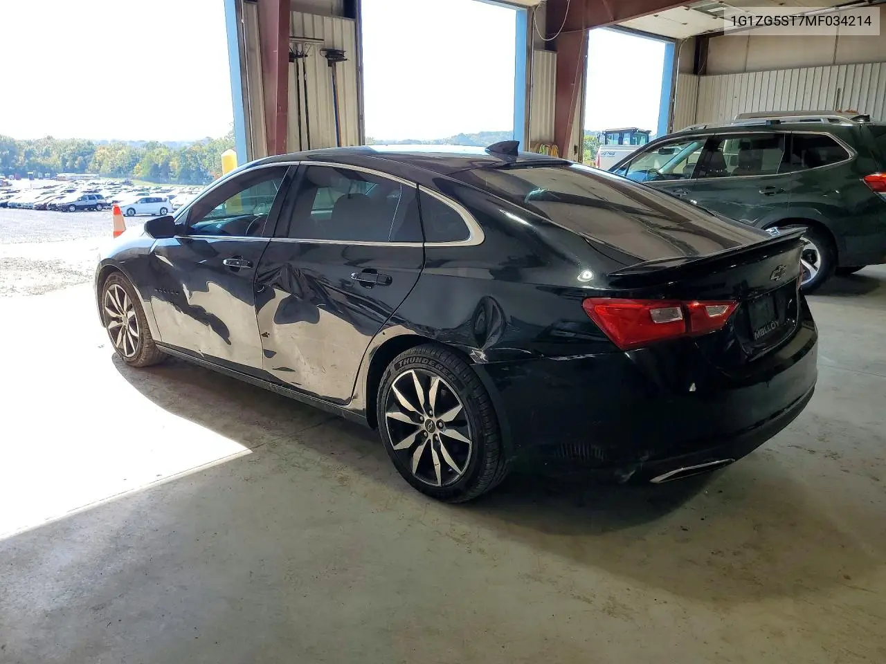 2021 CHEVROLET MALIBU VIN 1G1ZG5ST7MF034214 — фото 2