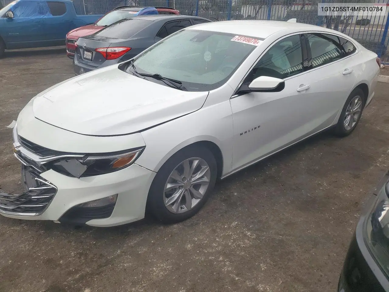 CHEVROLET MALIBU 2021, VIN 1G1ZD5ST4MF010784