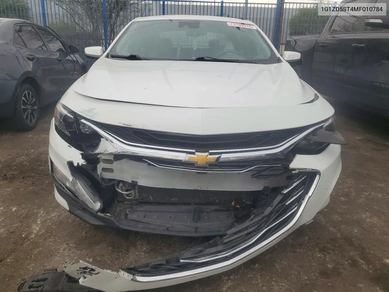 2021 CHEVROLET MALIBU VIN 1G1ZD5ST4MF010784 — фото 5