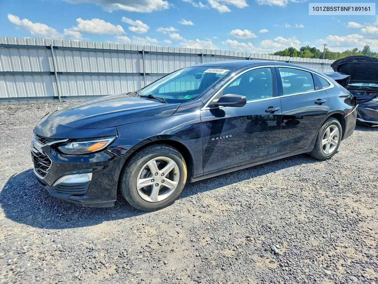 CHEVROLET MALIBU 2022, VIN 1G1ZB5ST8NF189161