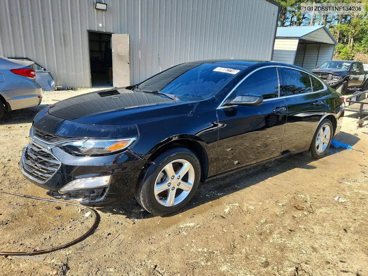 CHEVROLET MALIBU 2022, VIN 1G1ZD5ST1NF134206