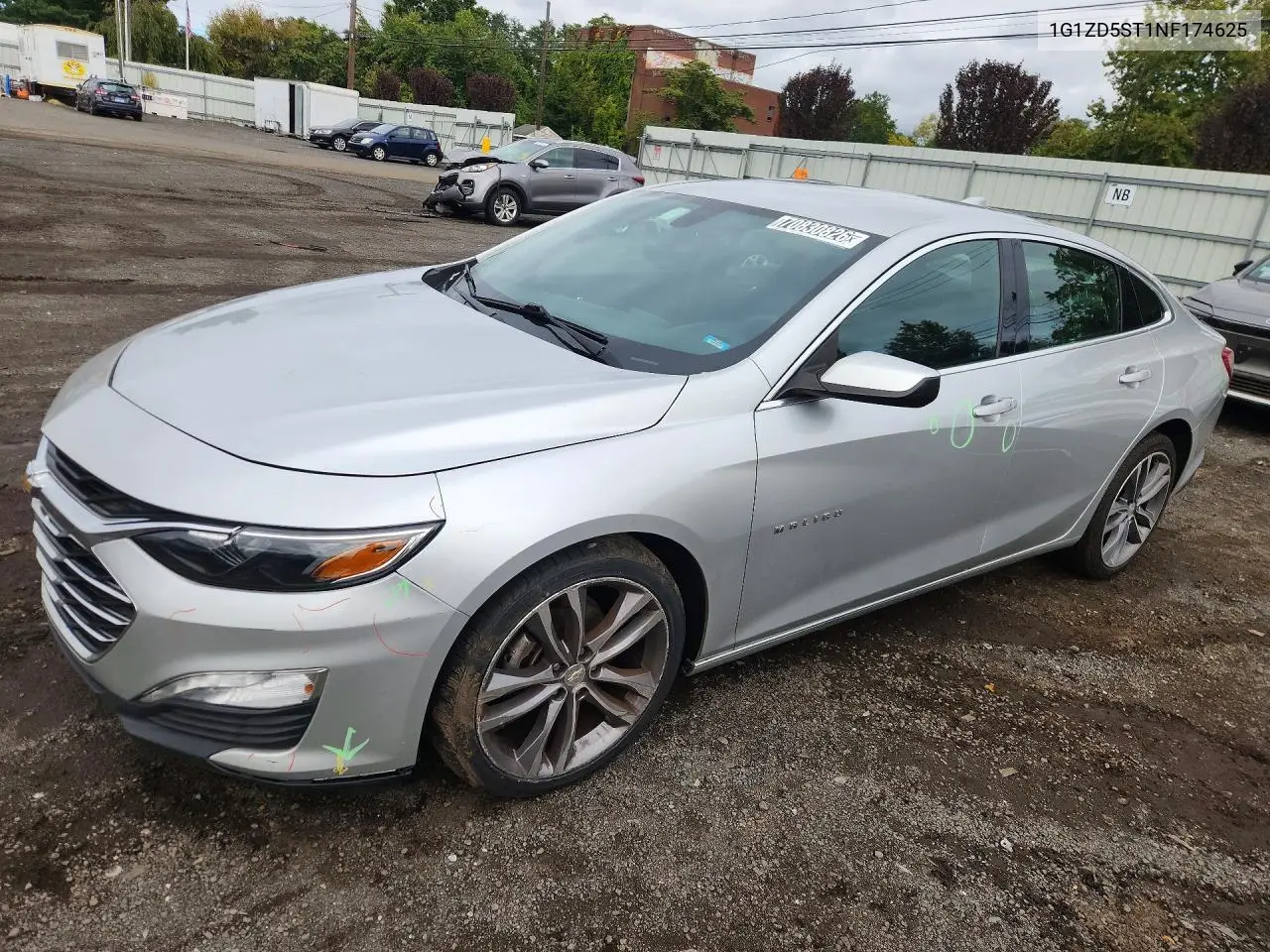 CHEVROLET MALIBU 2022, VIN 1G1ZD5ST1NF174625