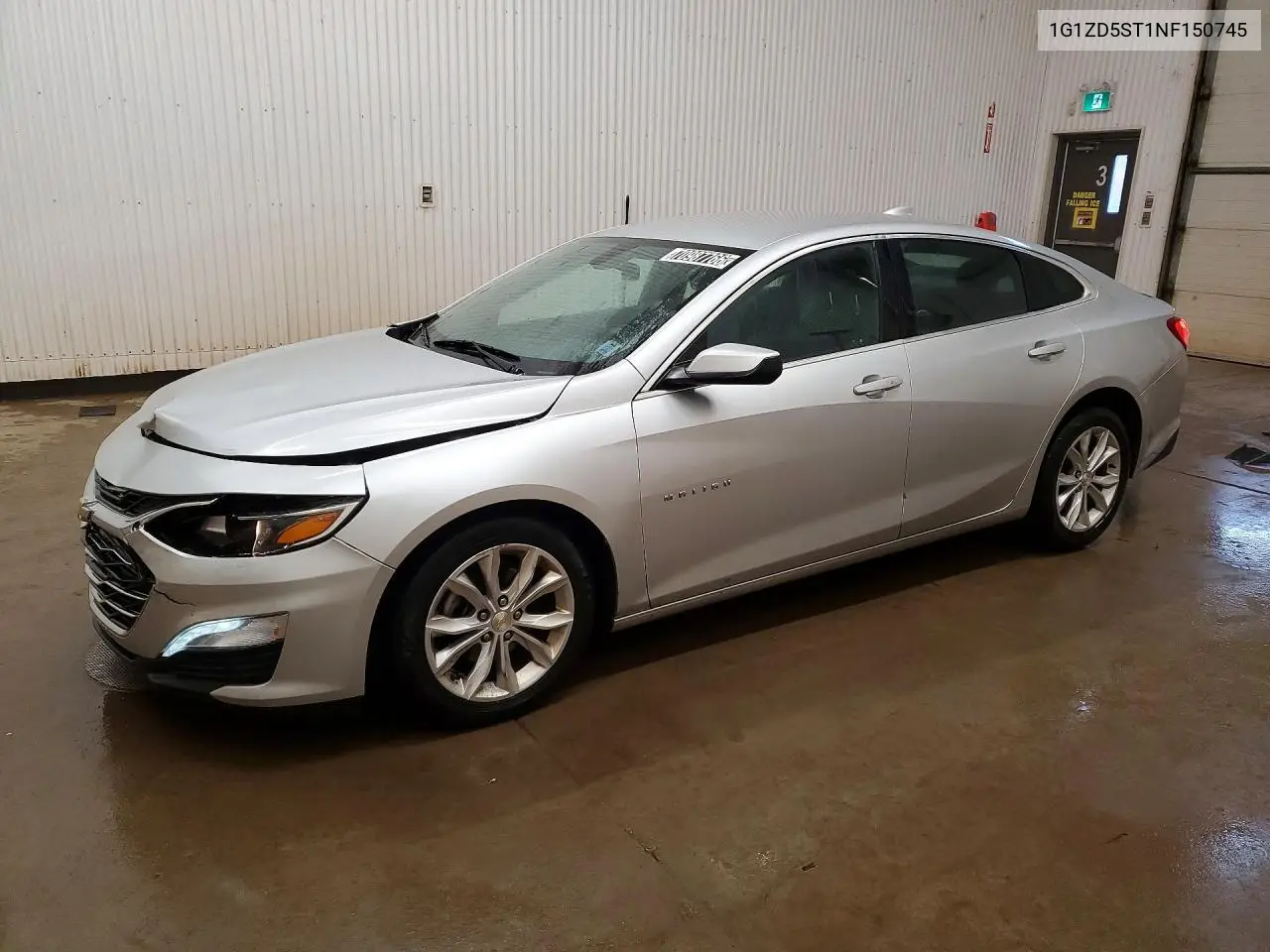 CHEVROLET MALIBU 2022, VIN 1G1ZD5ST1NF150745